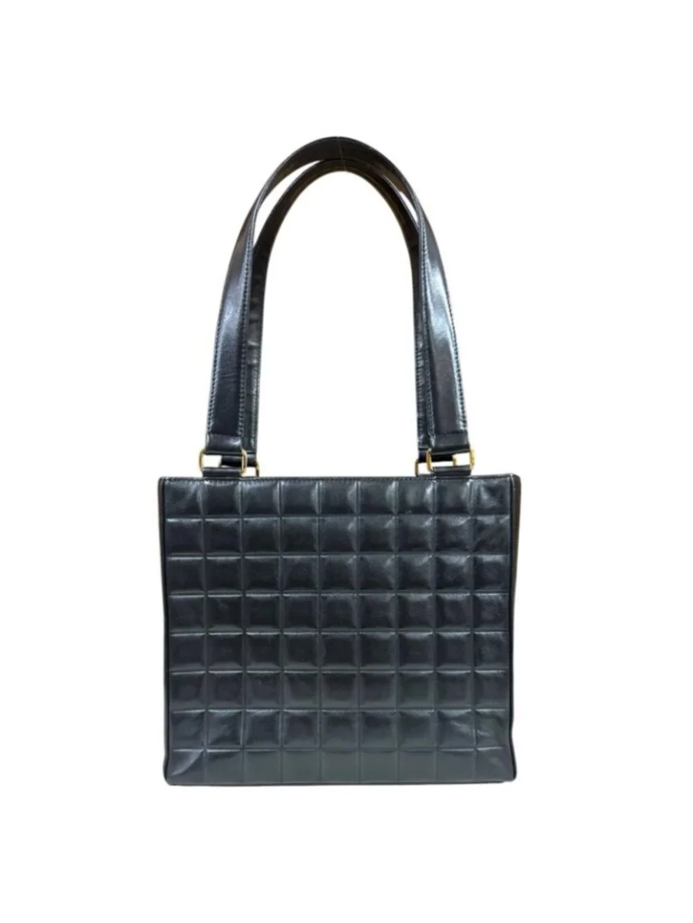 Chanel Choco Bar Tote Lambskin Black